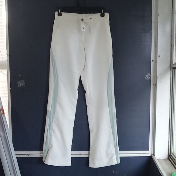 Fila Pants - GUC Fila  pants joggers track polyester white green size small